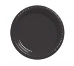 Black Velvet 9" Plastic Lunch Plates 20 pcs/pkt